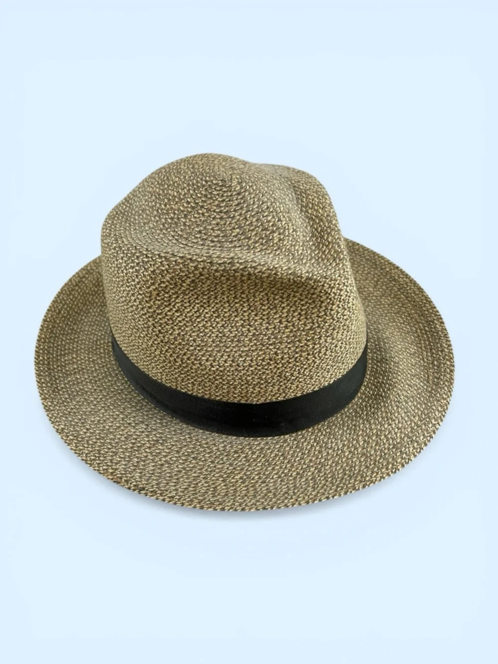 Orvis Men’s Size XL (7-1/2 - 7-5/8) Tan Straw Panama-Style Hat - Picture 1 of 8